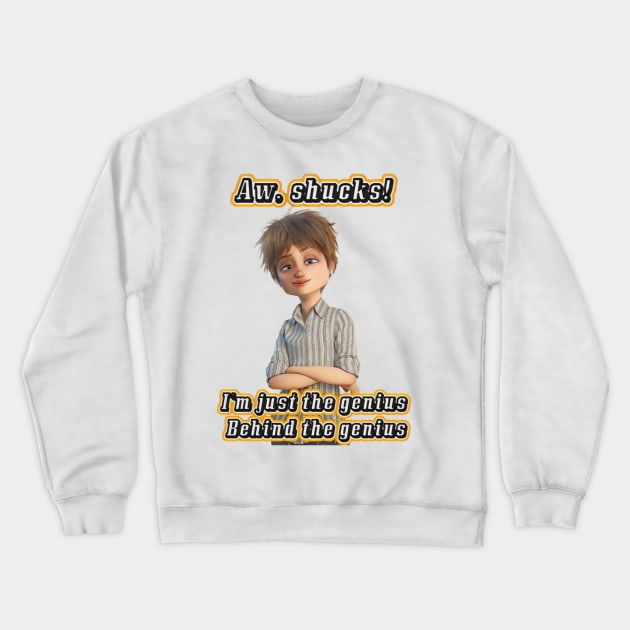 I'm just the genius Crewneck Sweatshirt by Mr.Nikils